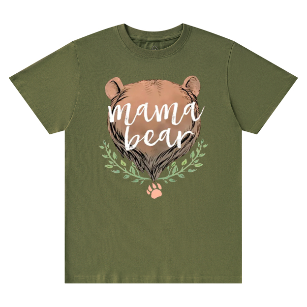 Mama Bear Title Grass Mom Shirt