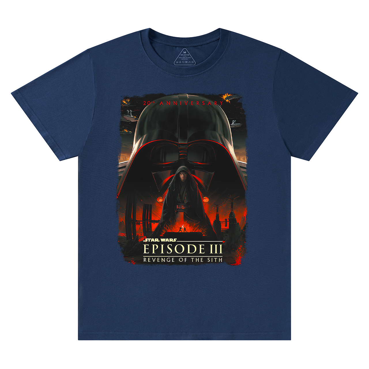 SW Darth Vader Big Face Dad T-shirt