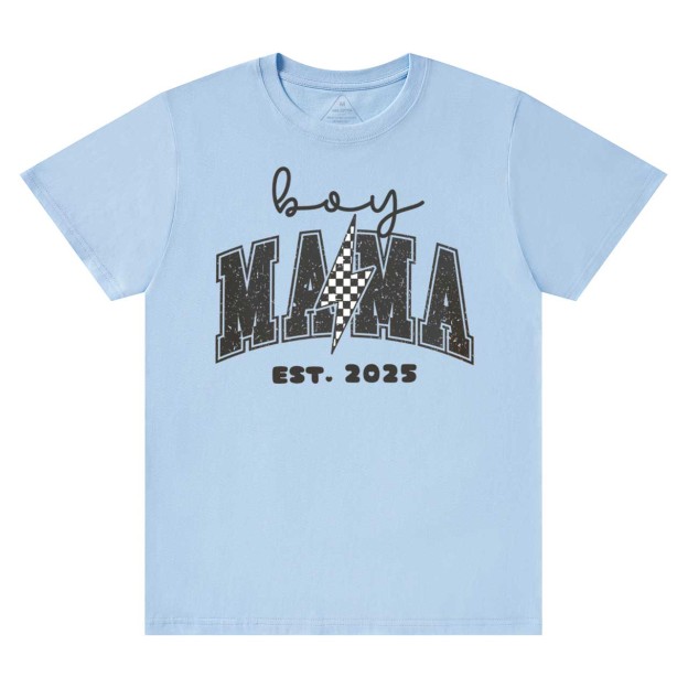 Personalized Boy Mama Est Date T-Shirts