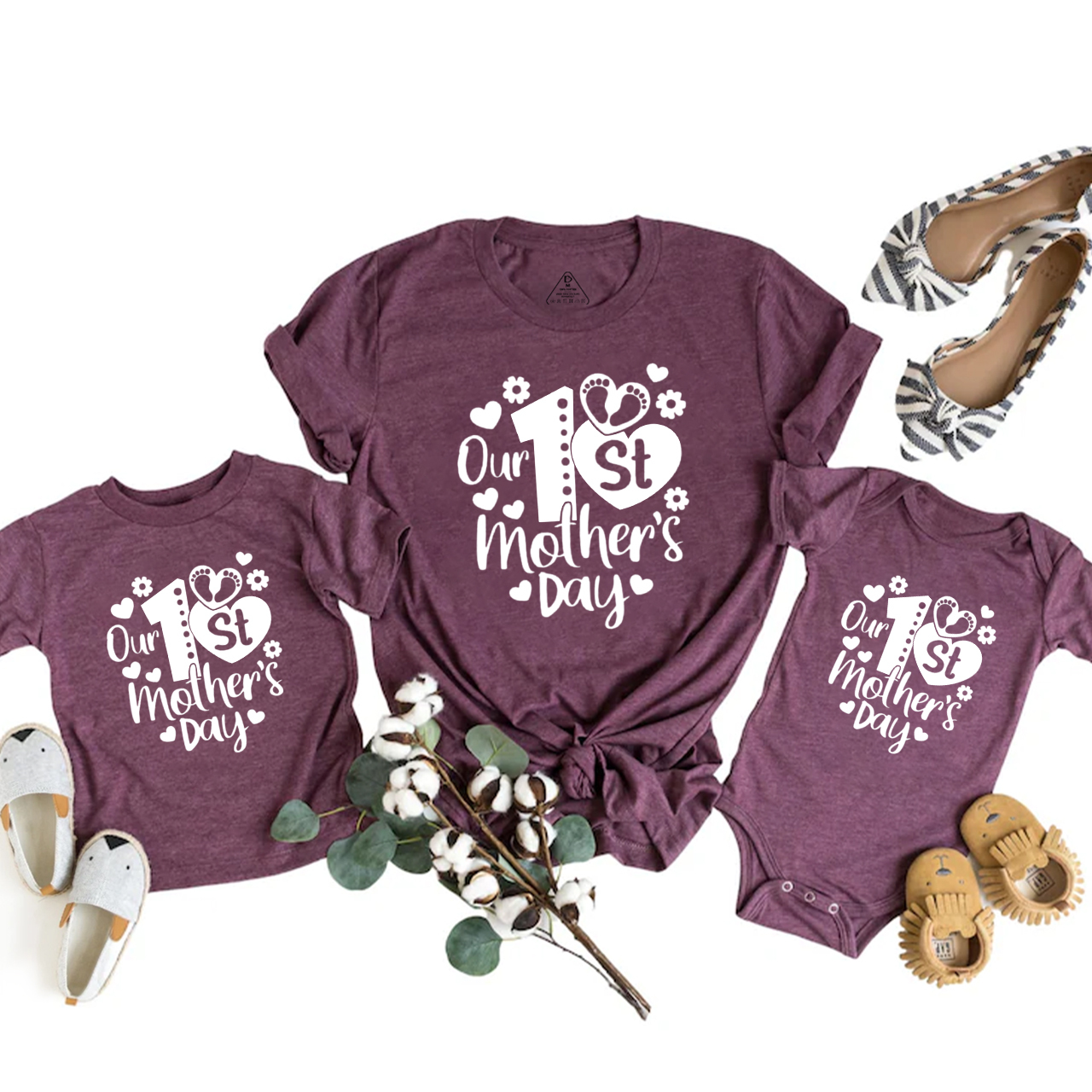 Our First Mother's Day Mom&Me Matching Tees