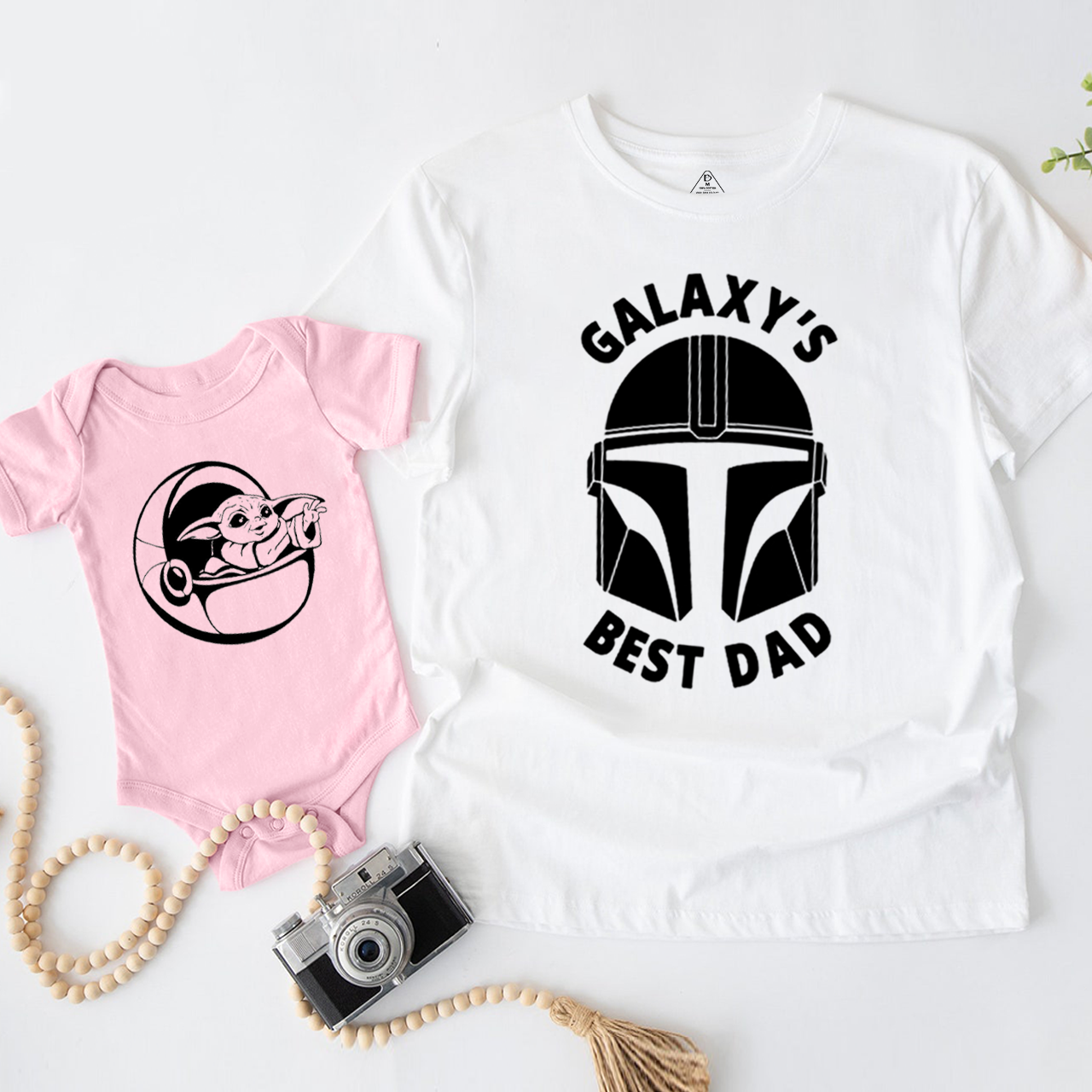 Galaxy's Best Dad Dad&Me Matching Shirts