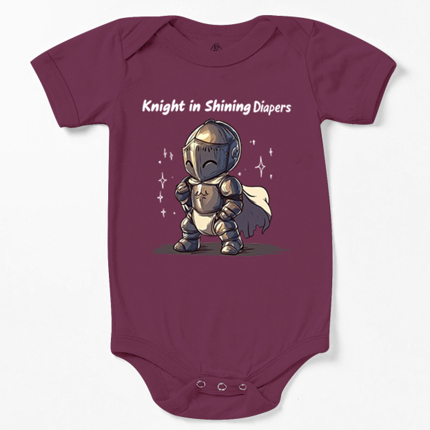 Knight In Shining Diapers Bodysuit Beepumpkin