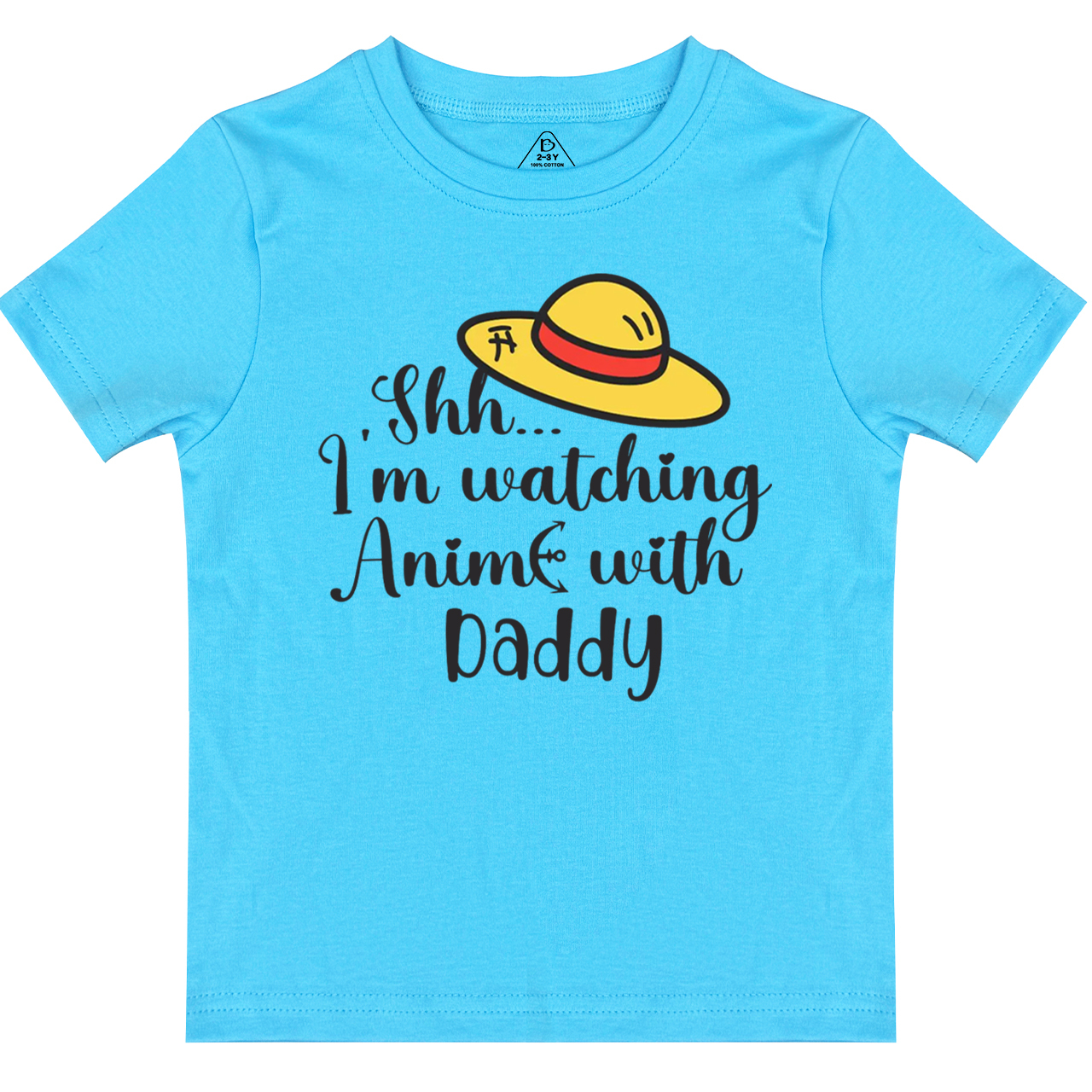 I’m Watching Anime With Daddy Toddler&Kid's Tees Beepumpkin