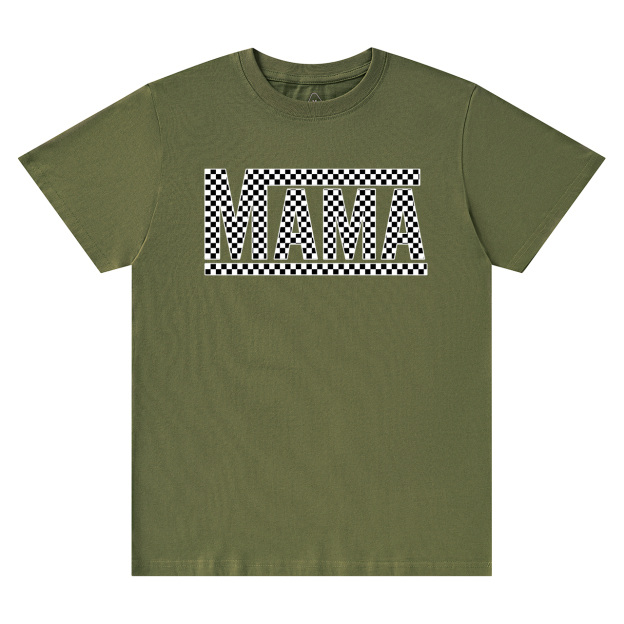 Checkered Mama Retro Shirt