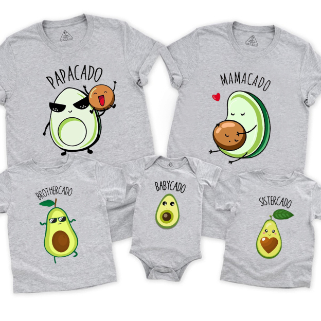 Avocado Couple Pregnancy Announcement Family Matching Tees Beepumpkin