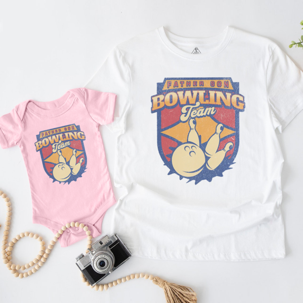 Bowling Team Dad&Me Matching Shirts