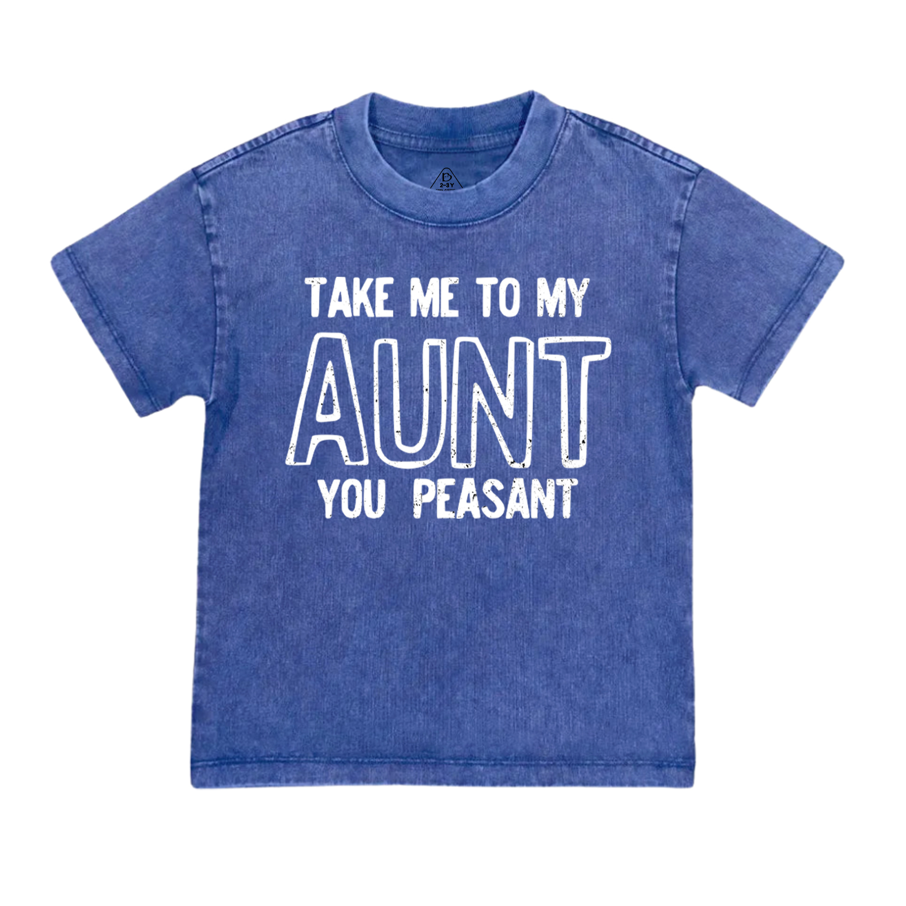 Take Me To My Aunt You Peasant Toddler&Kids Washed Tees