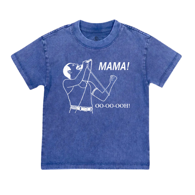 Mama Oo - Oo - Ooh Toddler&Kids Washed Tees