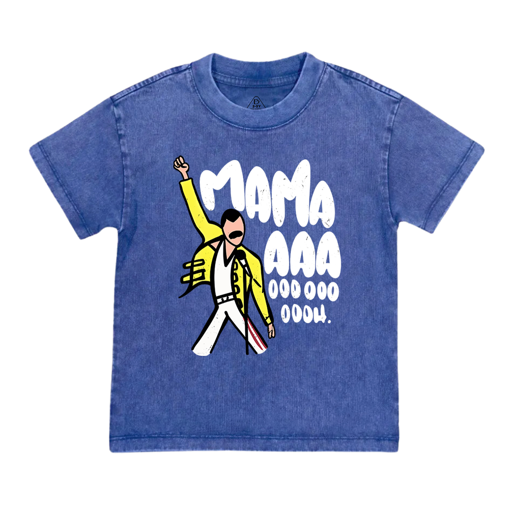 Mama Aaa Oooh Toddler&Kids Washed Tees          