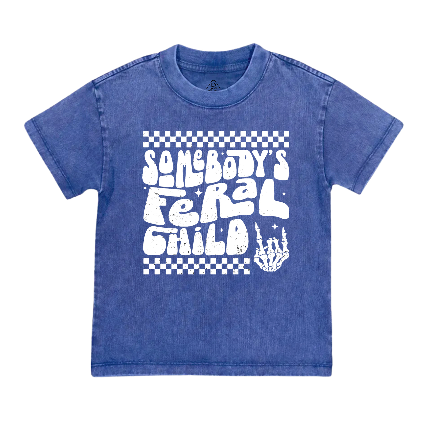Somebody's Feral Child Toddler&Kids Washed Tees