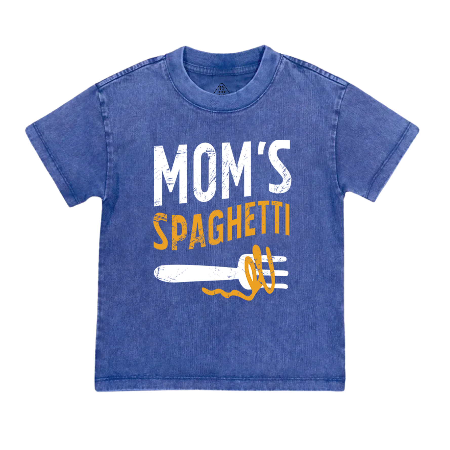 Mom's Spaghetti Toddler&Kids Washed Tees