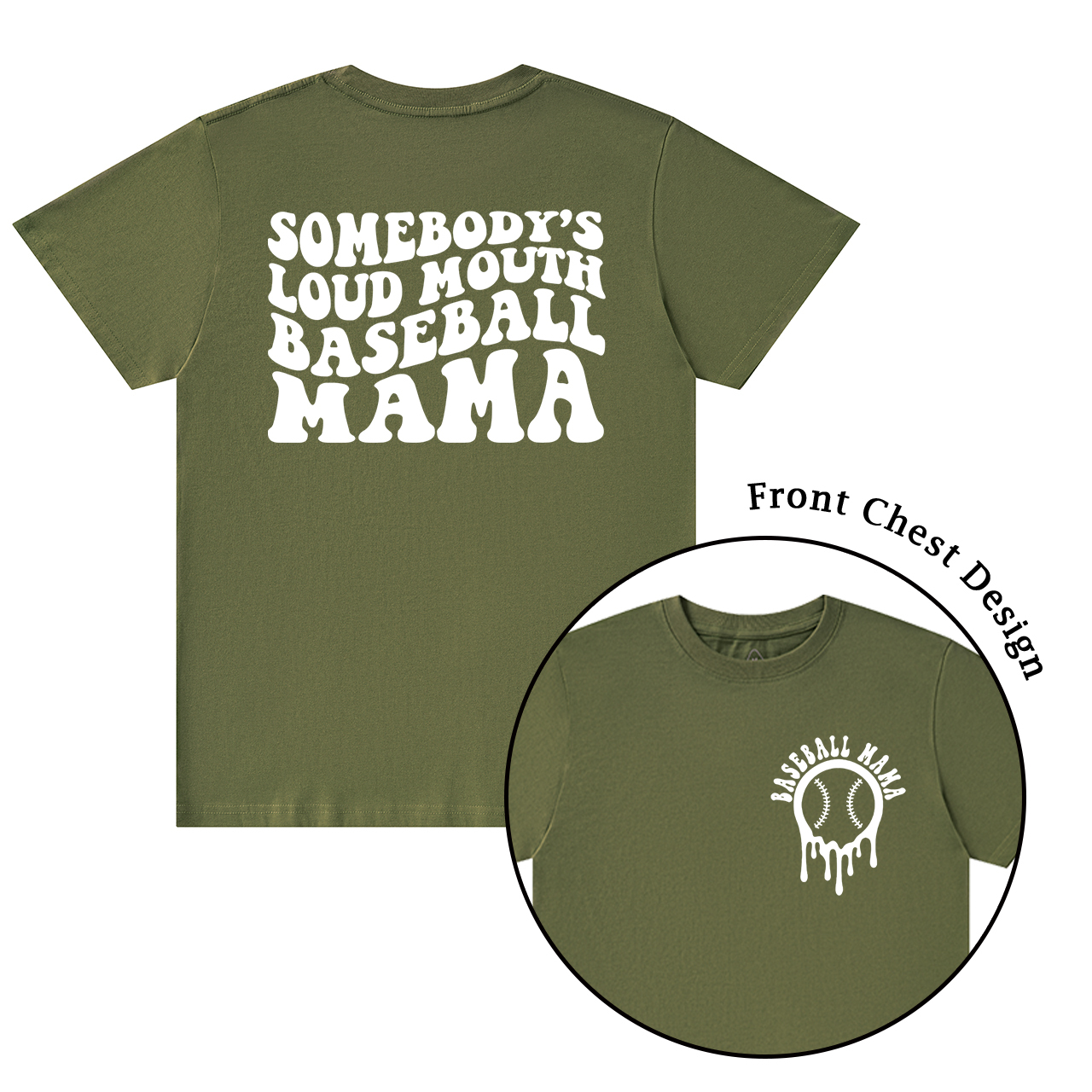 Somebody's Loud Mouth Baseball Mama Shirt