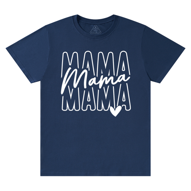 Retro Stacked Mama Shirt