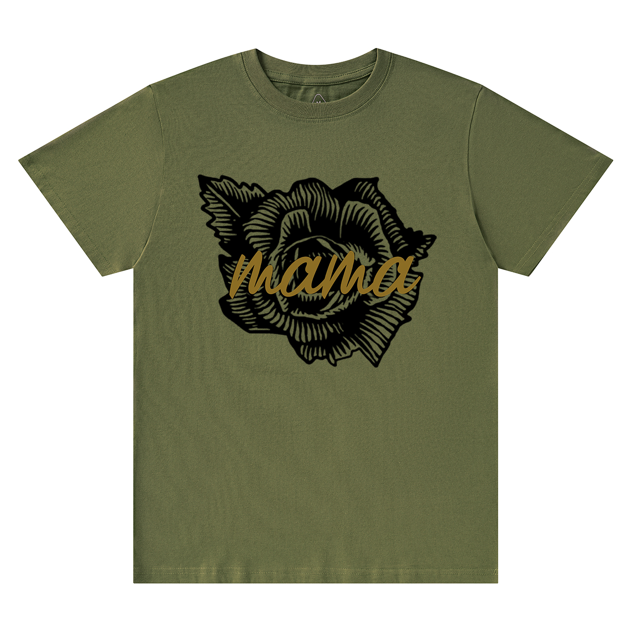 MAMA Flower Design Classic Mom Shirt