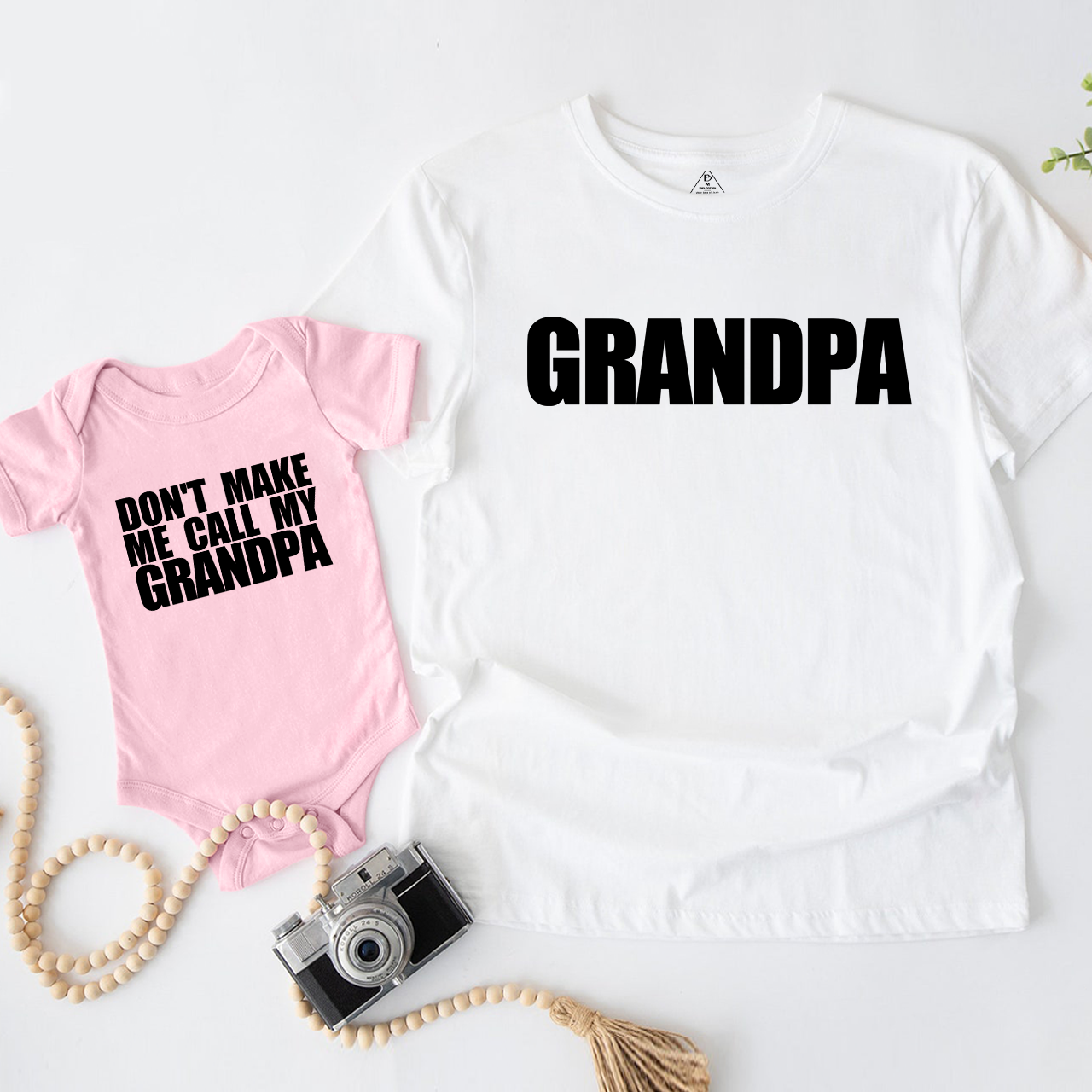 Don't Make Me Call My Grandpa Matching Shirts 