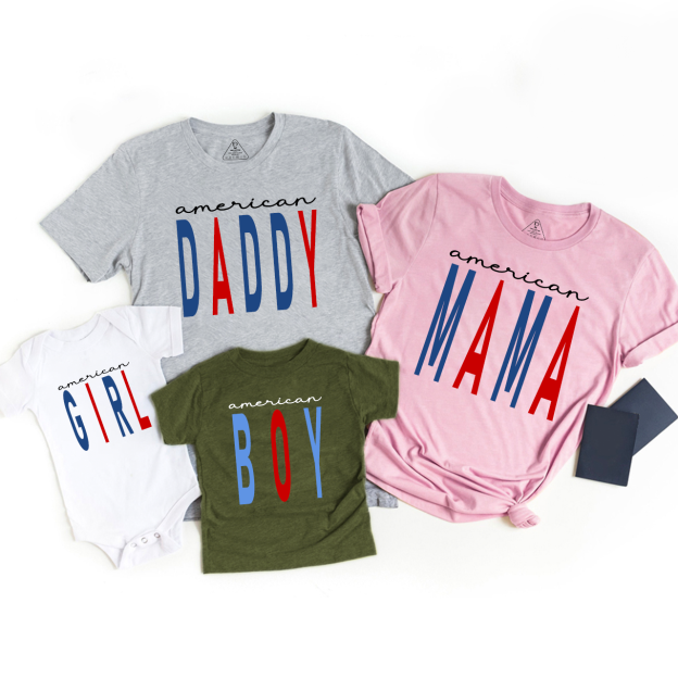 Personalized 4th Of July American Independence Day Family Matching Shirts