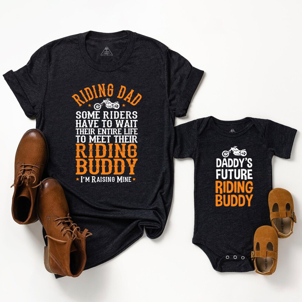 Motorcross,Motorcycle Dad&Me Matching Shirts