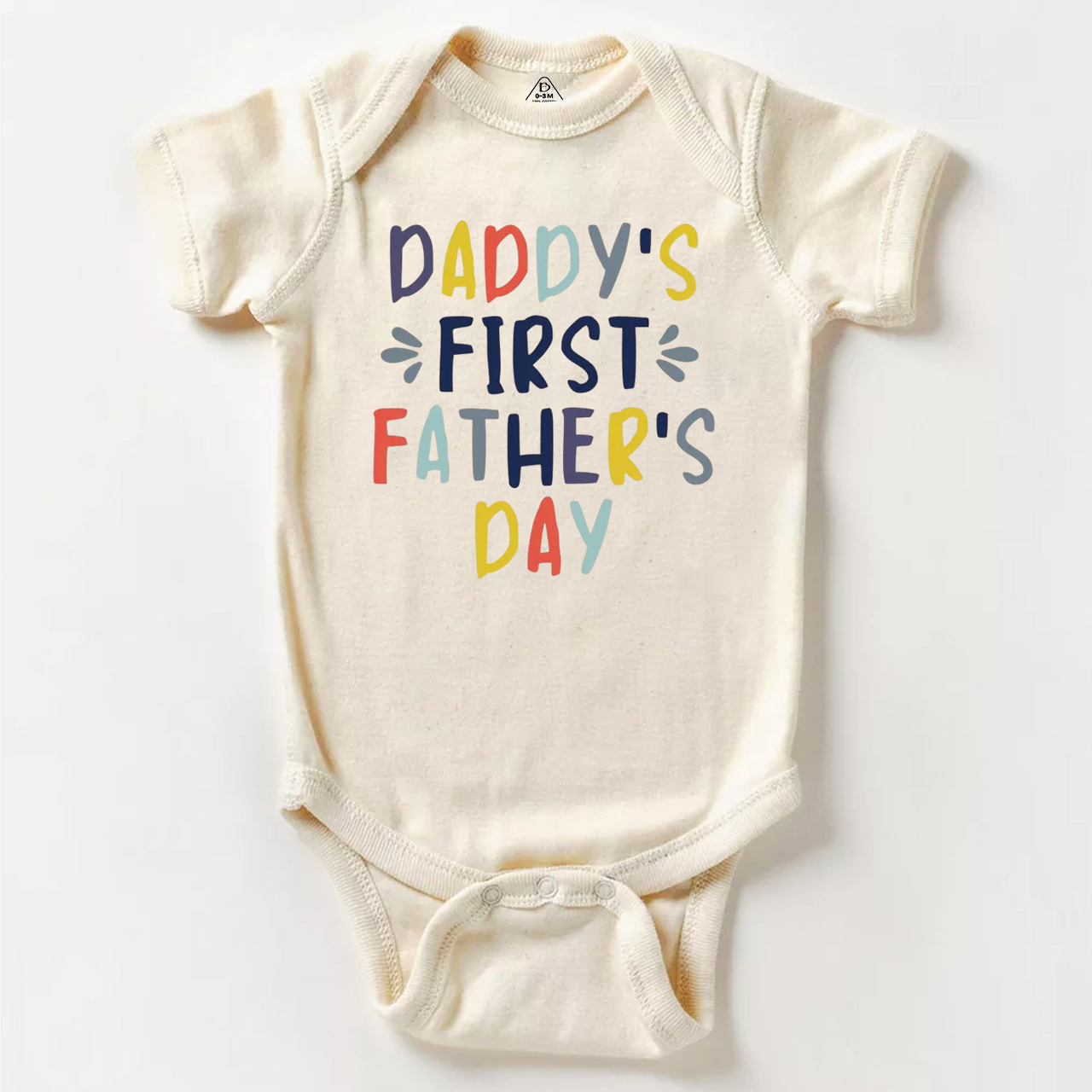 Daddy's First Father's Day Bodysuit Beepumpkin