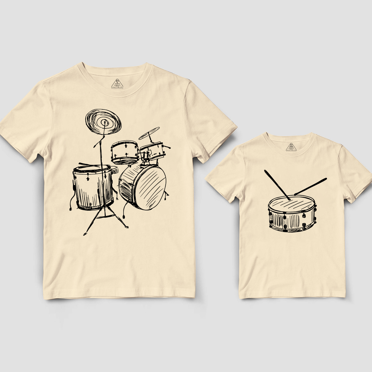 Drums & Drum Matching Dad and me Shirt