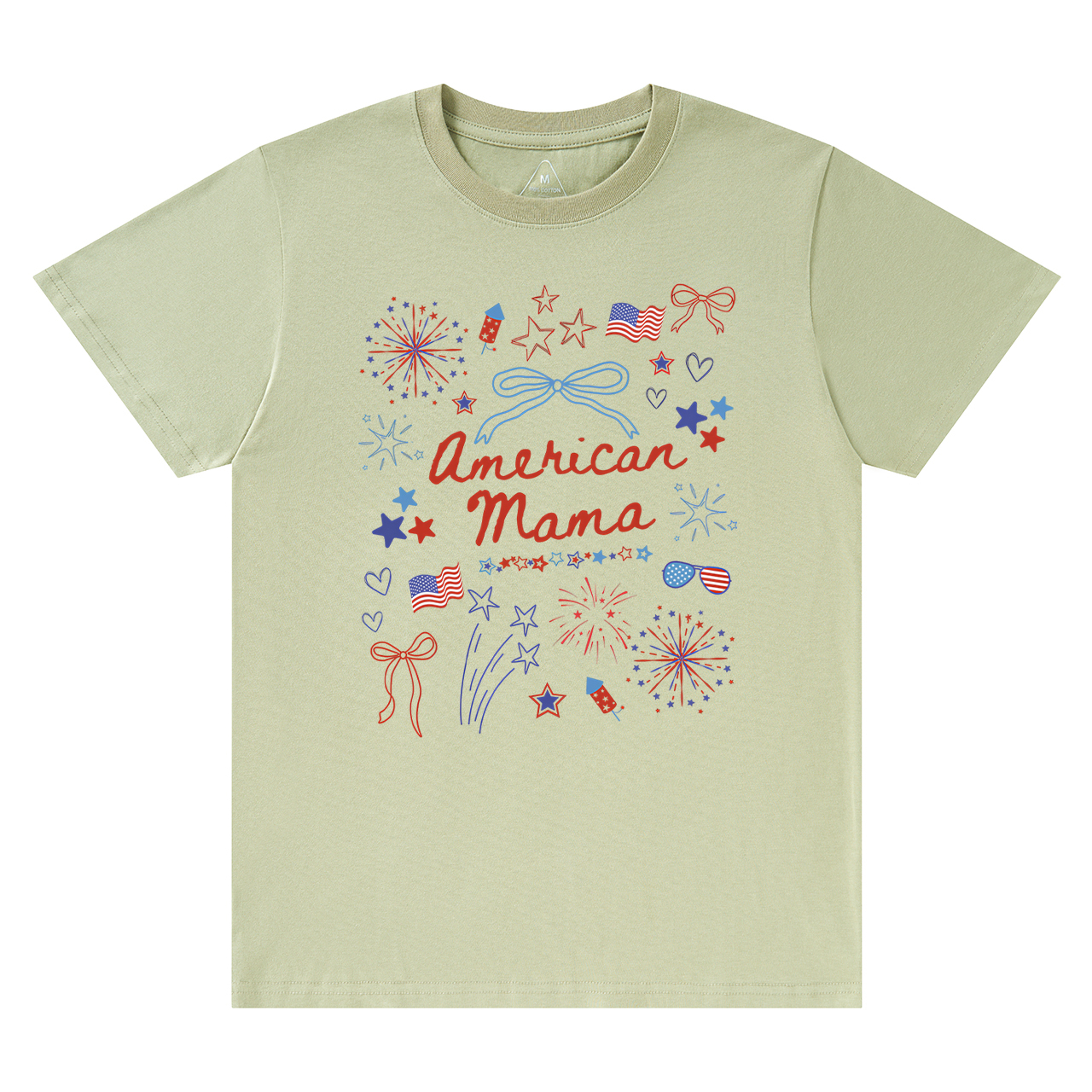 Comfort Colors 4th Of July Mama T-Shirts