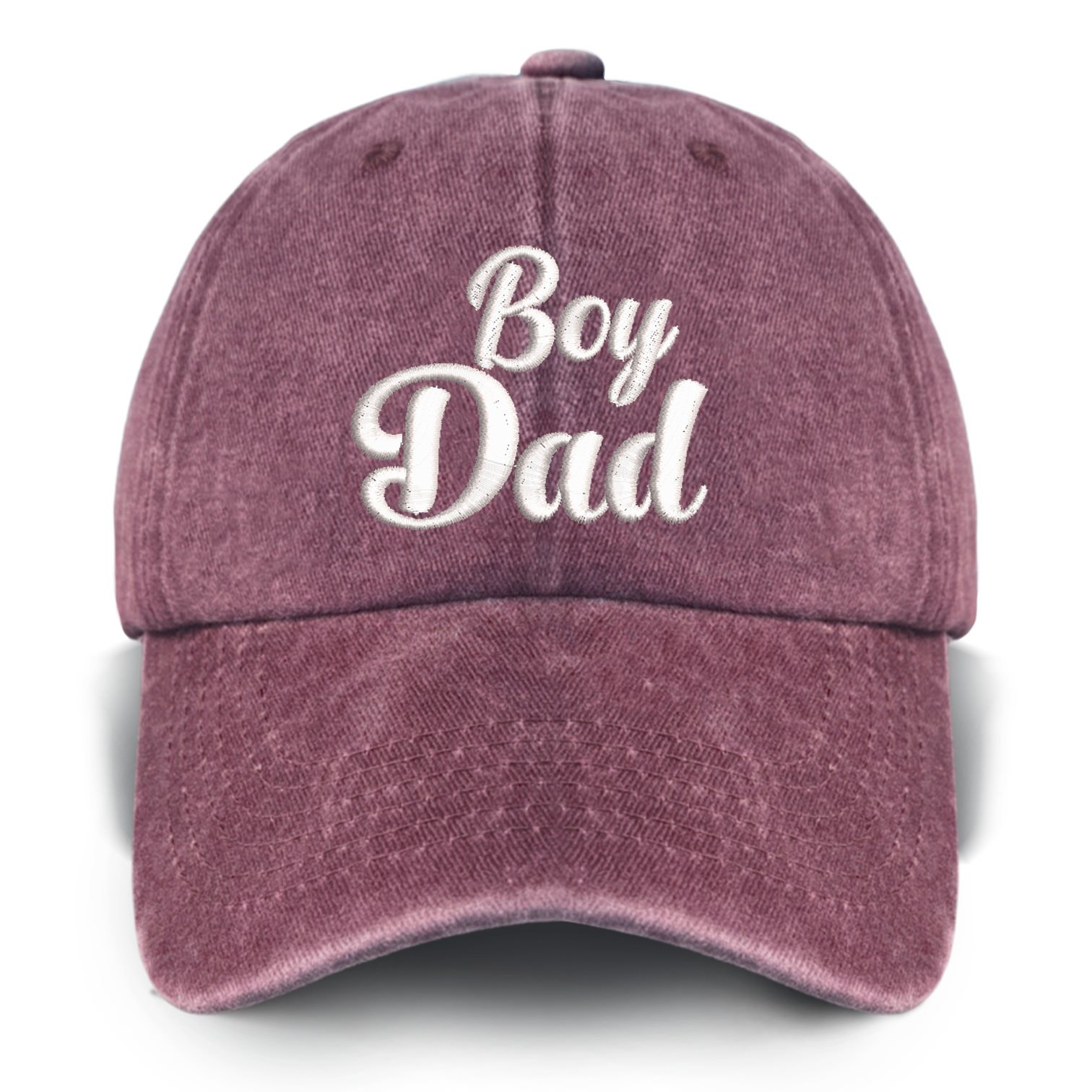 Boy Dad Embroidered Baseball Cap