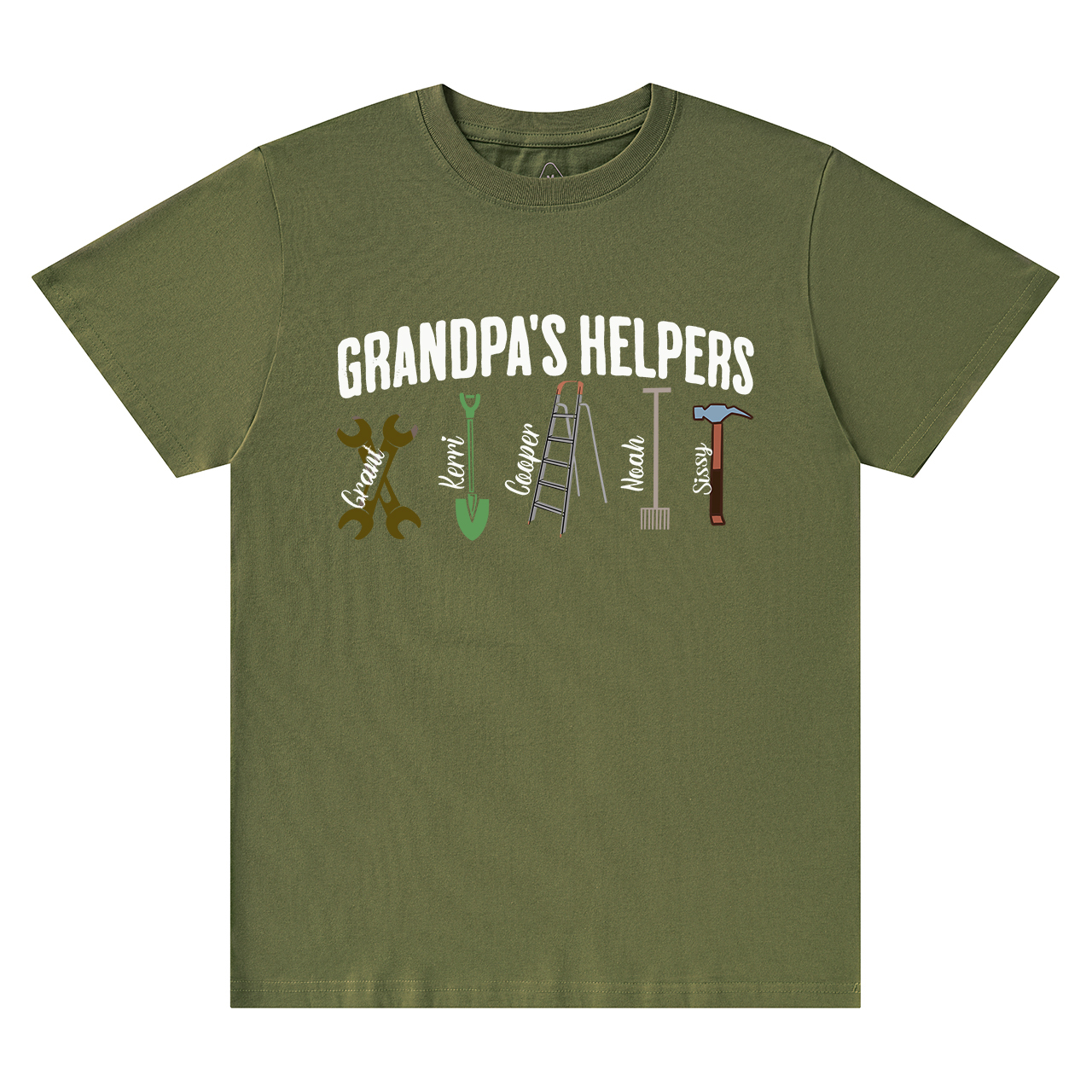 Personalized Grandpa's Helpers T-shirt