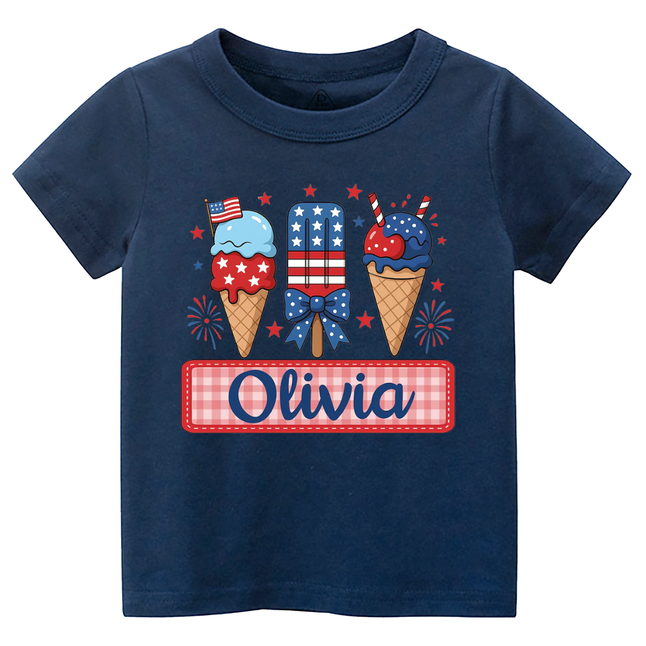 Personalized Name 4th Of July Toddler&Kid's Tees Beepumpkin 