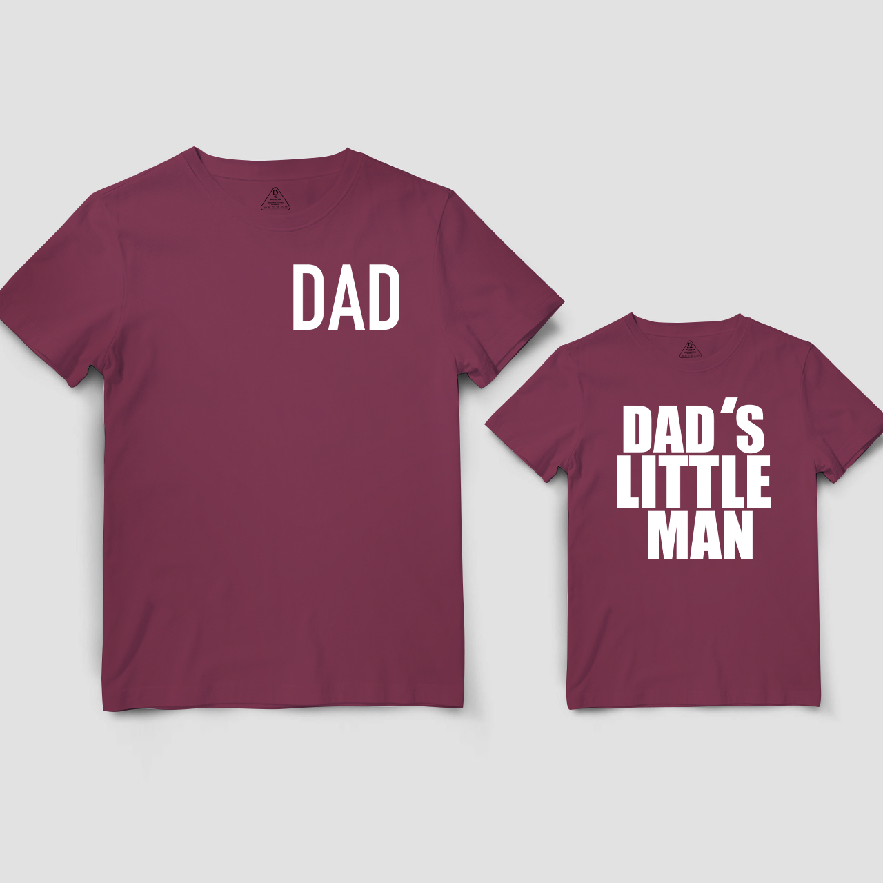 Dad&Dad's Little Man Matching Shirts