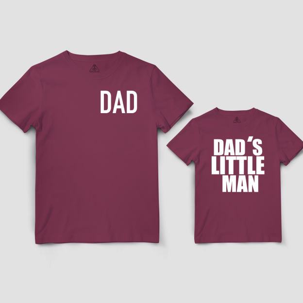 Dad&Dad's Little Man Matching Shirts