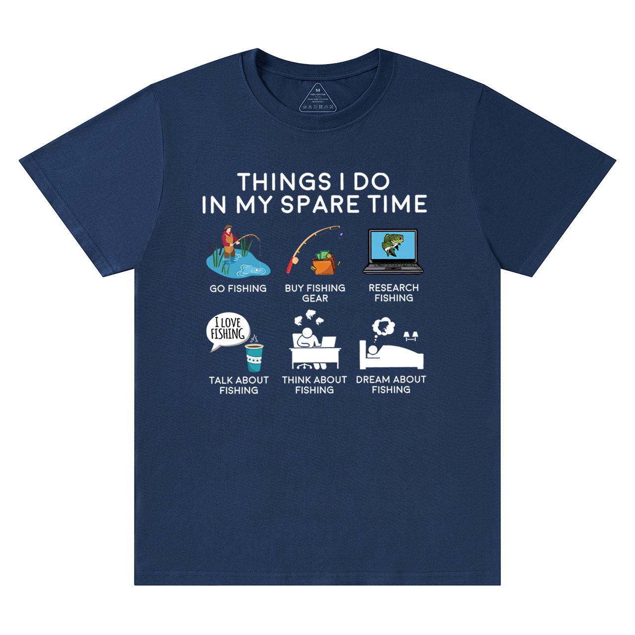 Fishing Things I Do In My Spare Time Dad T-Shirt