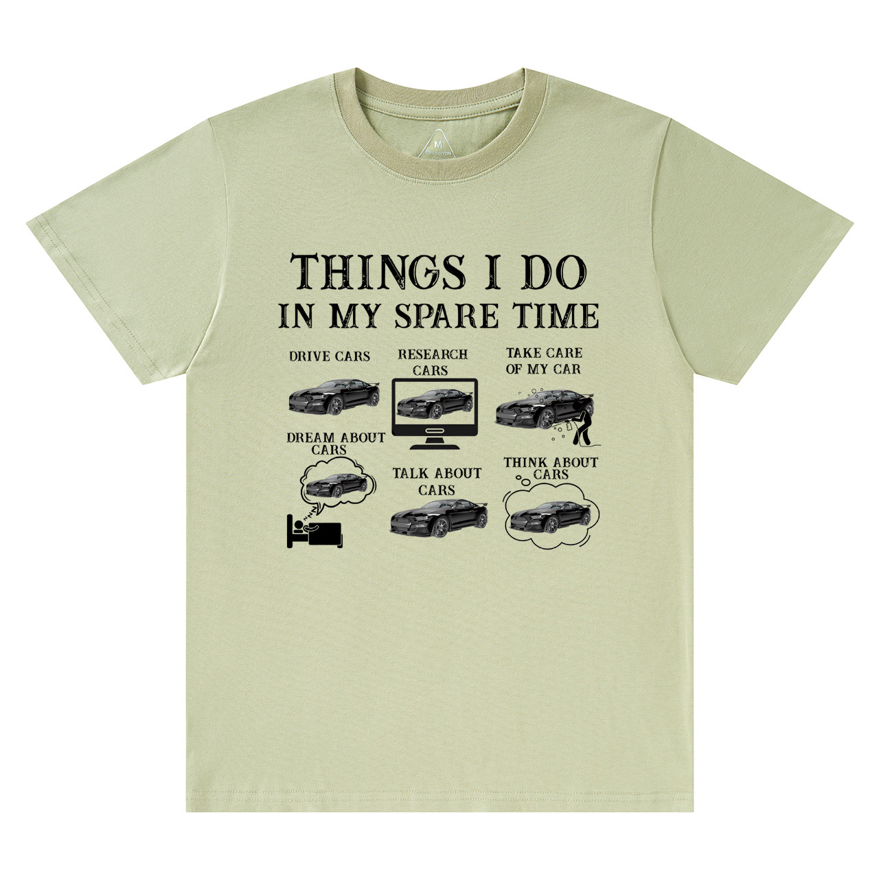 Things I Do In My Spare Time Funny Cars Dad T-Shirt