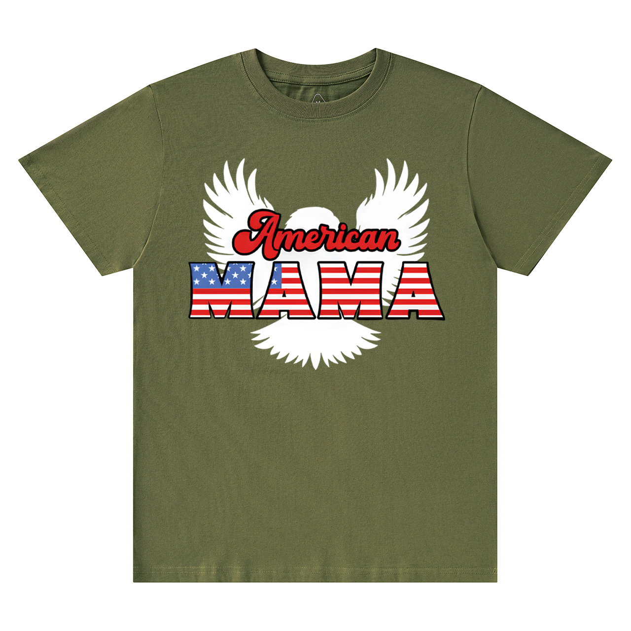 Patriotic Eagle Graphic Mama T-Shirts
