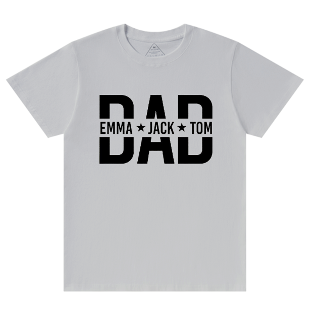 Personalized Kid’s Name Dad T-shirt