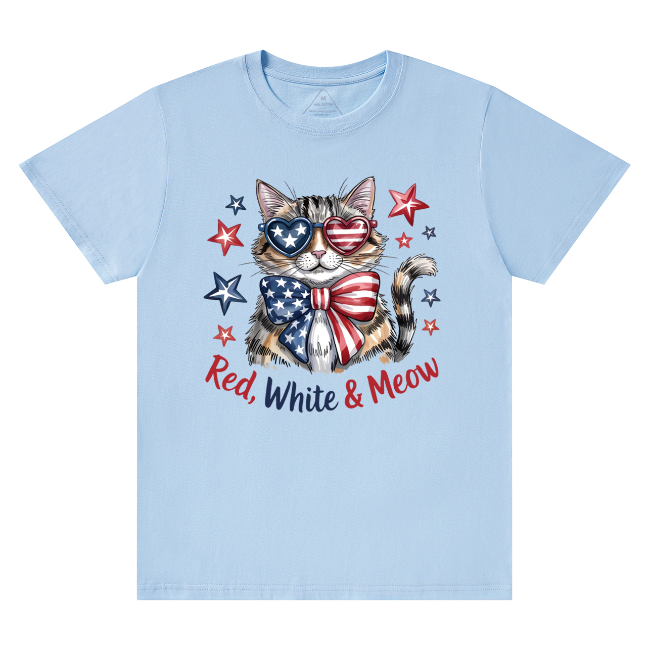Patriotic Cat Mama T-Shirts