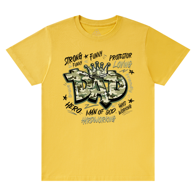 Camouflage Dad T-shirt