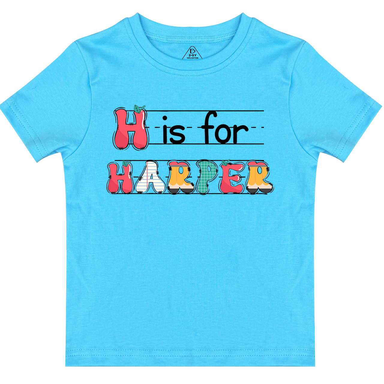 Personalized Kids Name Back To School Toddler&Kids Tees