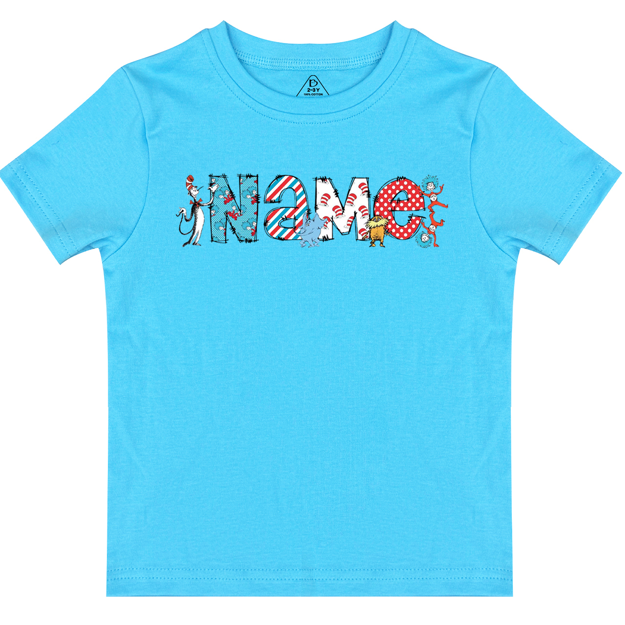 Personalized Name Reading Day Toddler&Kids Tees