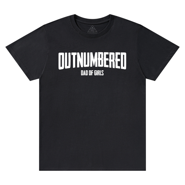 Outnumbered Dad T-shirt