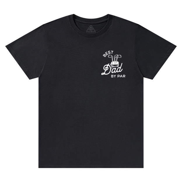 Personalized Best Dad By Par T-shirt