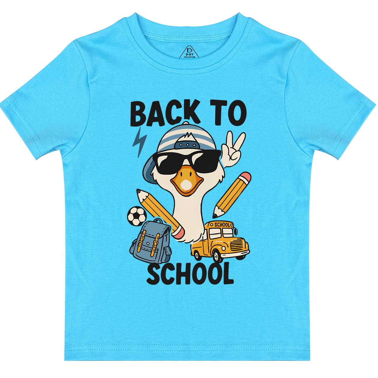 Back To School Goose Toddler&Kid's Tees Beepumpkin