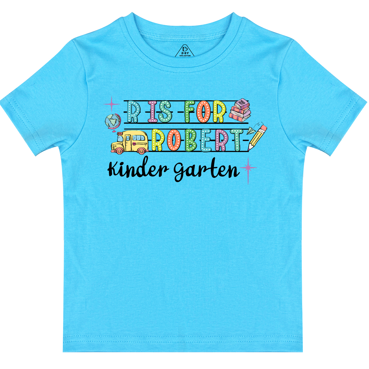 Personalized Alphabet Back To School Toddler&Kid's Tees Beepumpkin