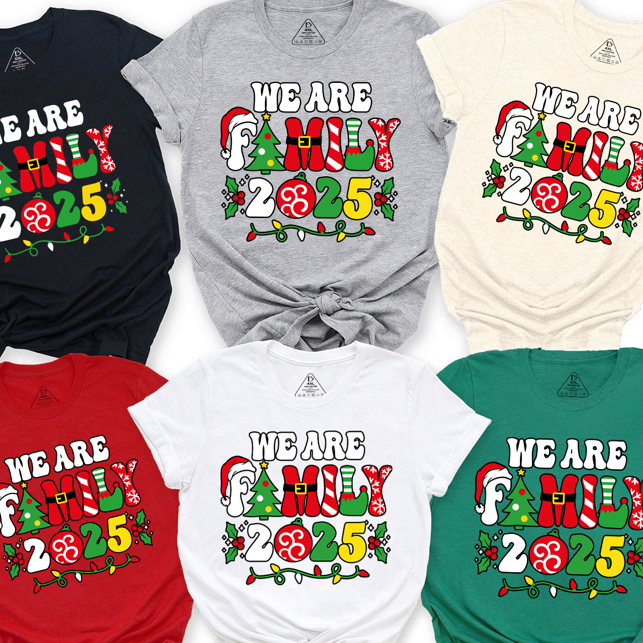 We Are Family Christmas Matching Shirts Beepumpkin