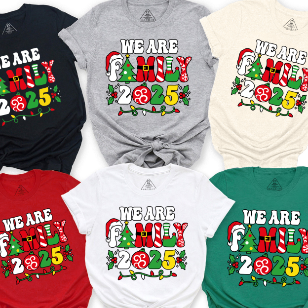 We Are Family Christmas Matching Shirts Beepumpkin