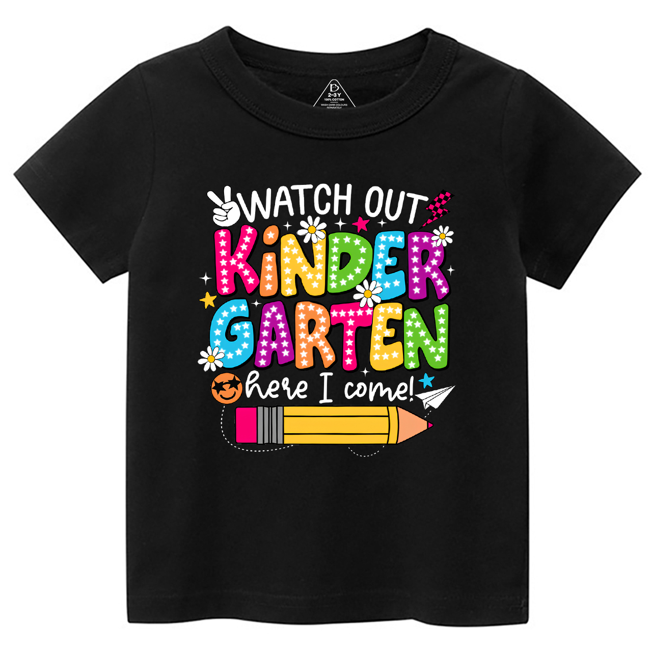 Personalized Watch Out Kindergarten Here I Come Toddler&Kid's Tees Beepumpkin