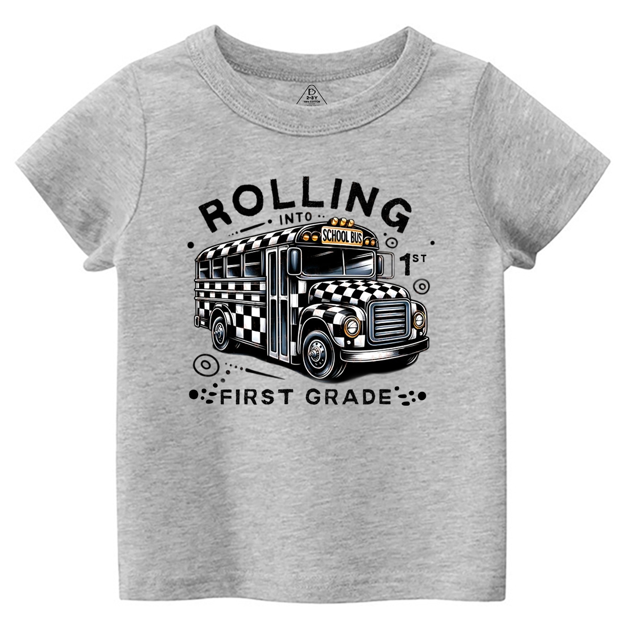 Personalized Boys First Day Of School Toddler&Kid's Tees Beepumpkin