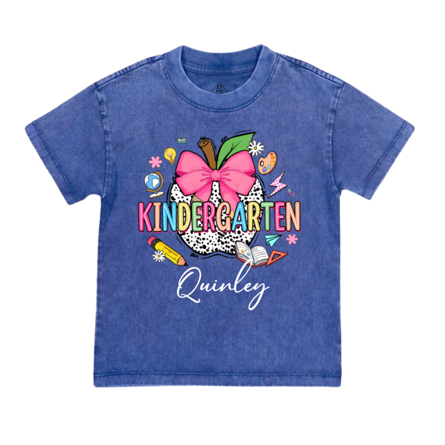 Personalized Grade Gift Pack Toddler&Kids Washed Tees