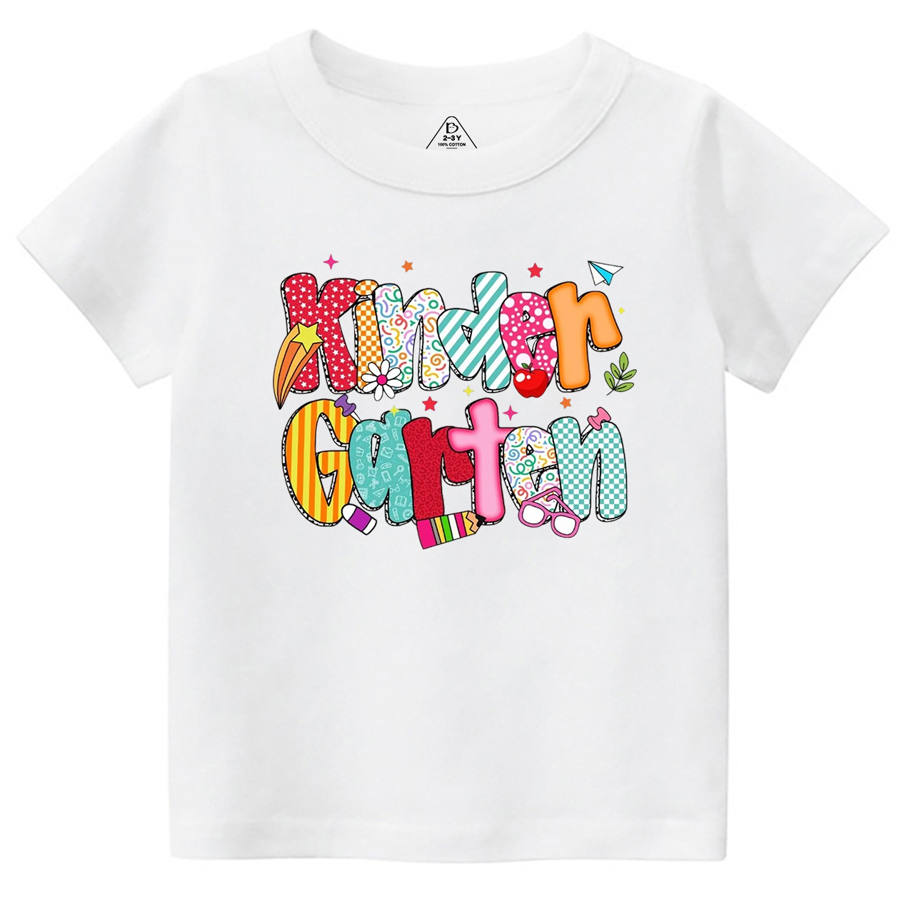 Personalized Colorful School Adventures Toddler&Kid's Tees Beepumpkin 