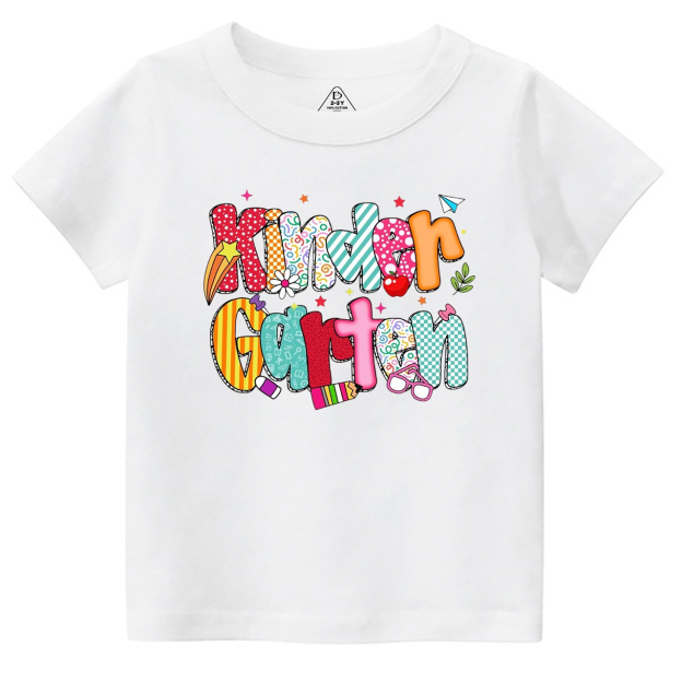 Personalized Colorful School Adventures Toddler&Kid's Tees Beepumpkin 