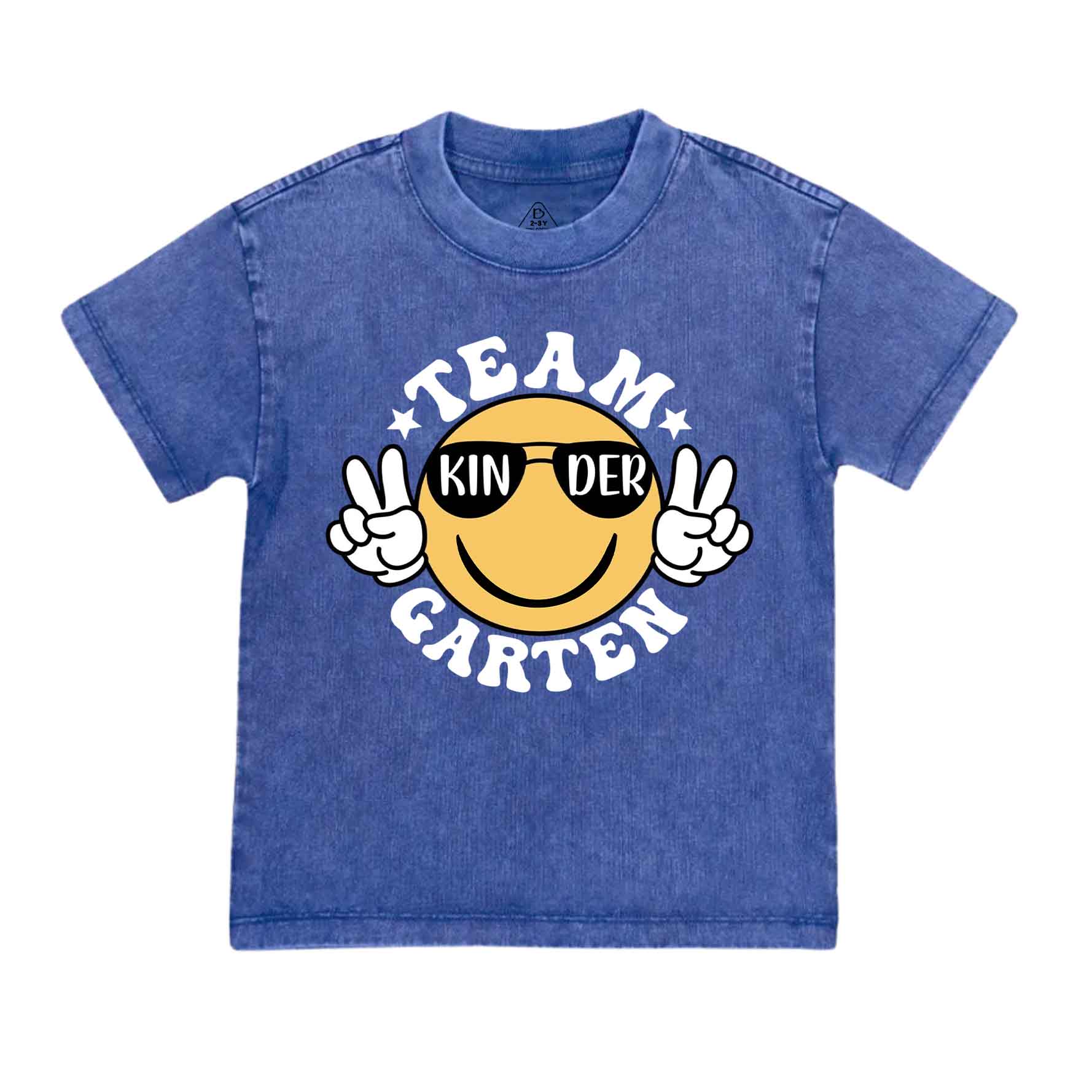 Team Kindergarten Toddler&Kids Washed Tees
