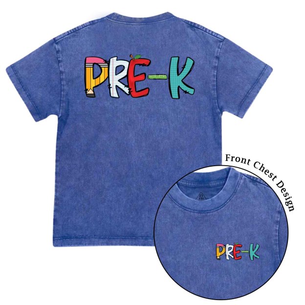 Personalized Grade Level Fun Toddler&Kids Washed Tees